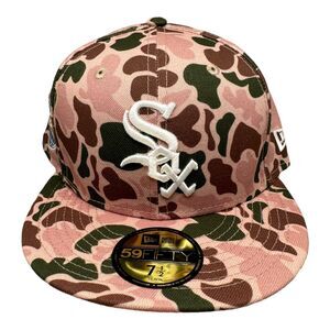 New Era 59Fifty Fitted Hat Chicago White Sox Duck Camouflage Men's Sz‎ 7-1/2